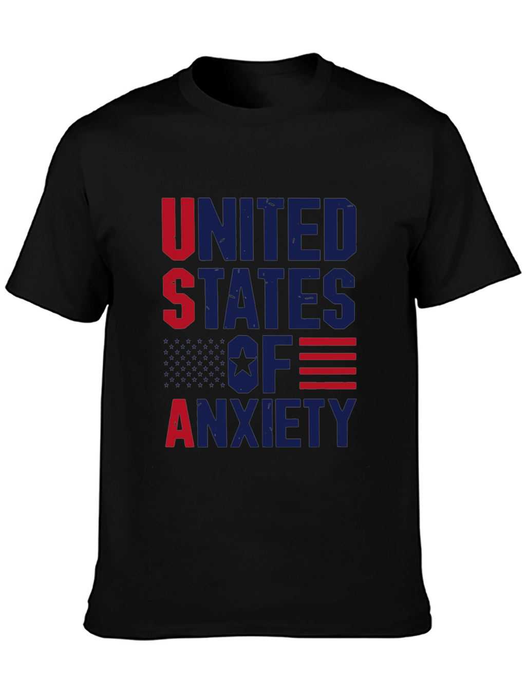 USA Anxiety Graphic T-Shirt