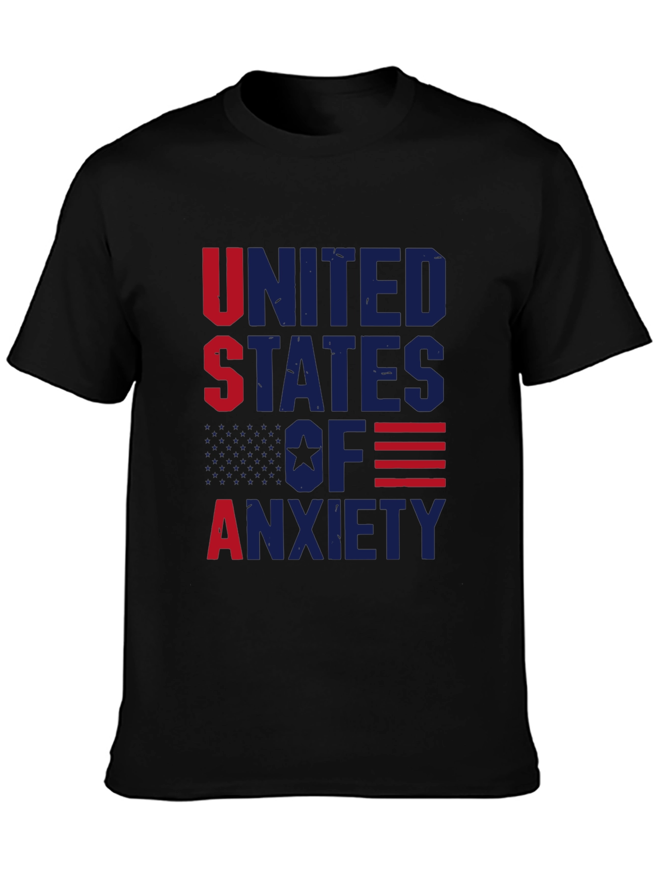 USA Anxiety Graphic T-Shirt