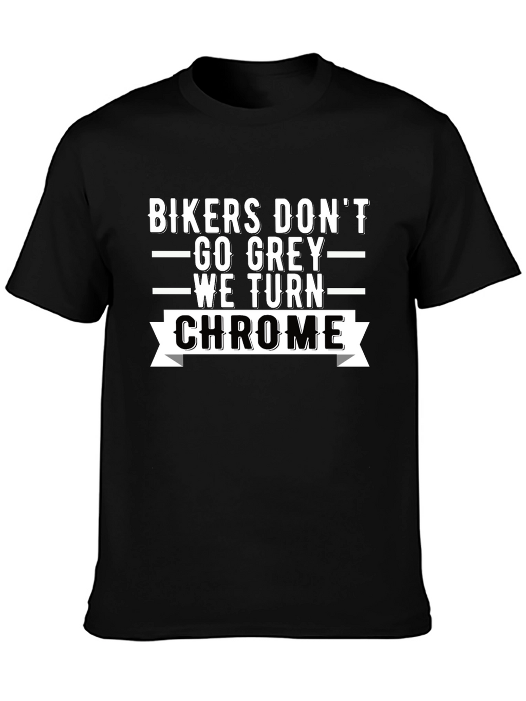 Biker Chrome Graphic T-Shirt