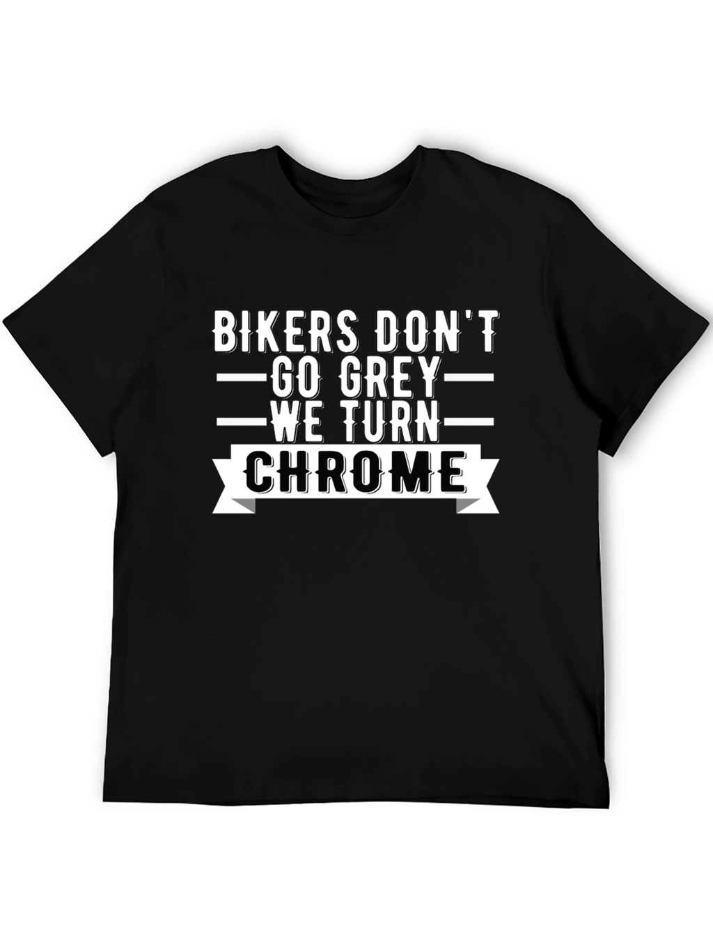 Biker Chrome Graphic T-Shirt