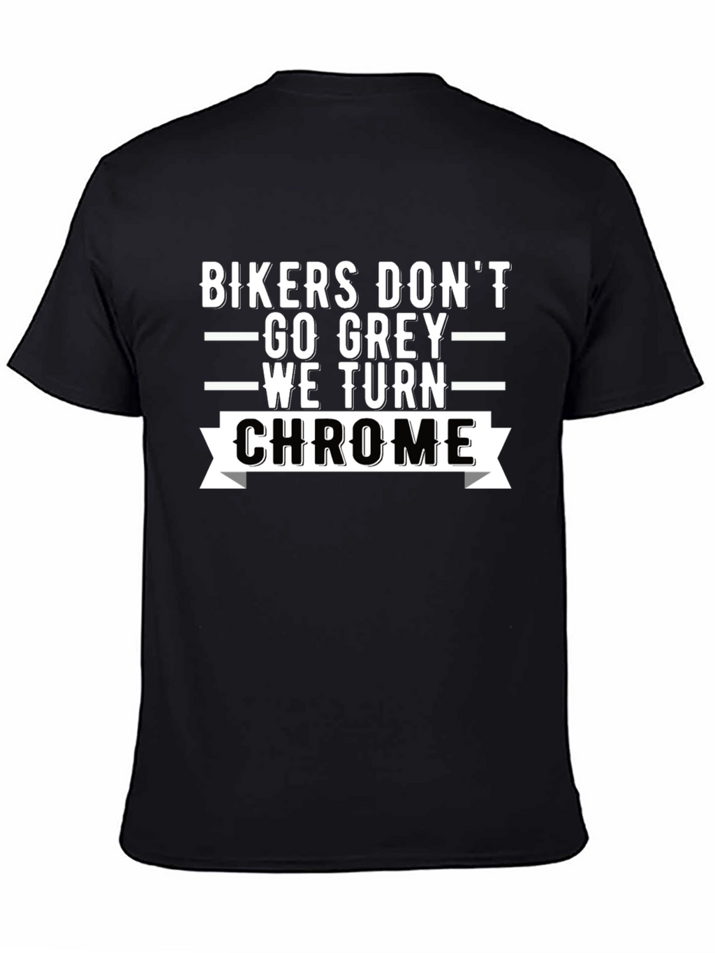 Biker Chrome Graphic T-Shirt