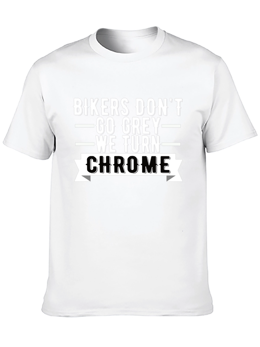 Biker Chrome Graphic T-Shirt