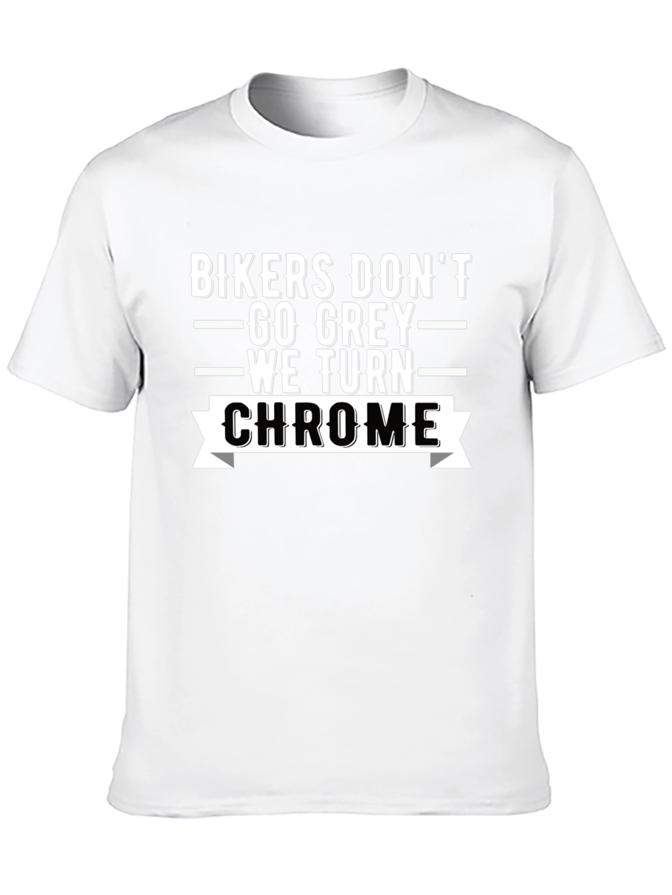 Biker Chrome Graphic T-Shirt