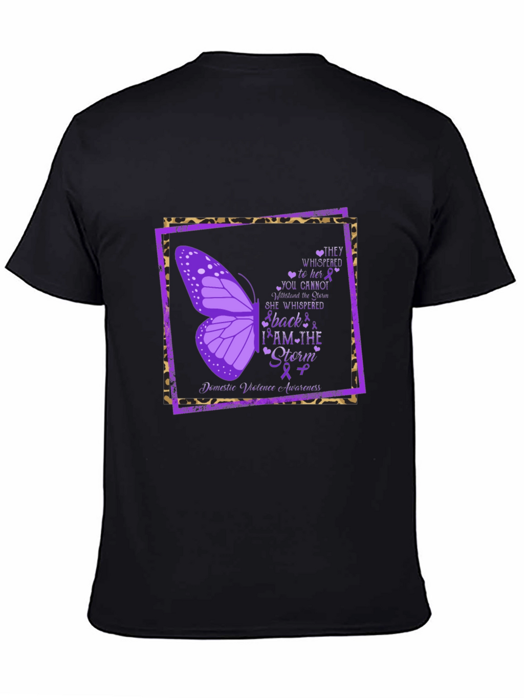 I Am The Storm Domestic Violence Awareness T-Shirt
