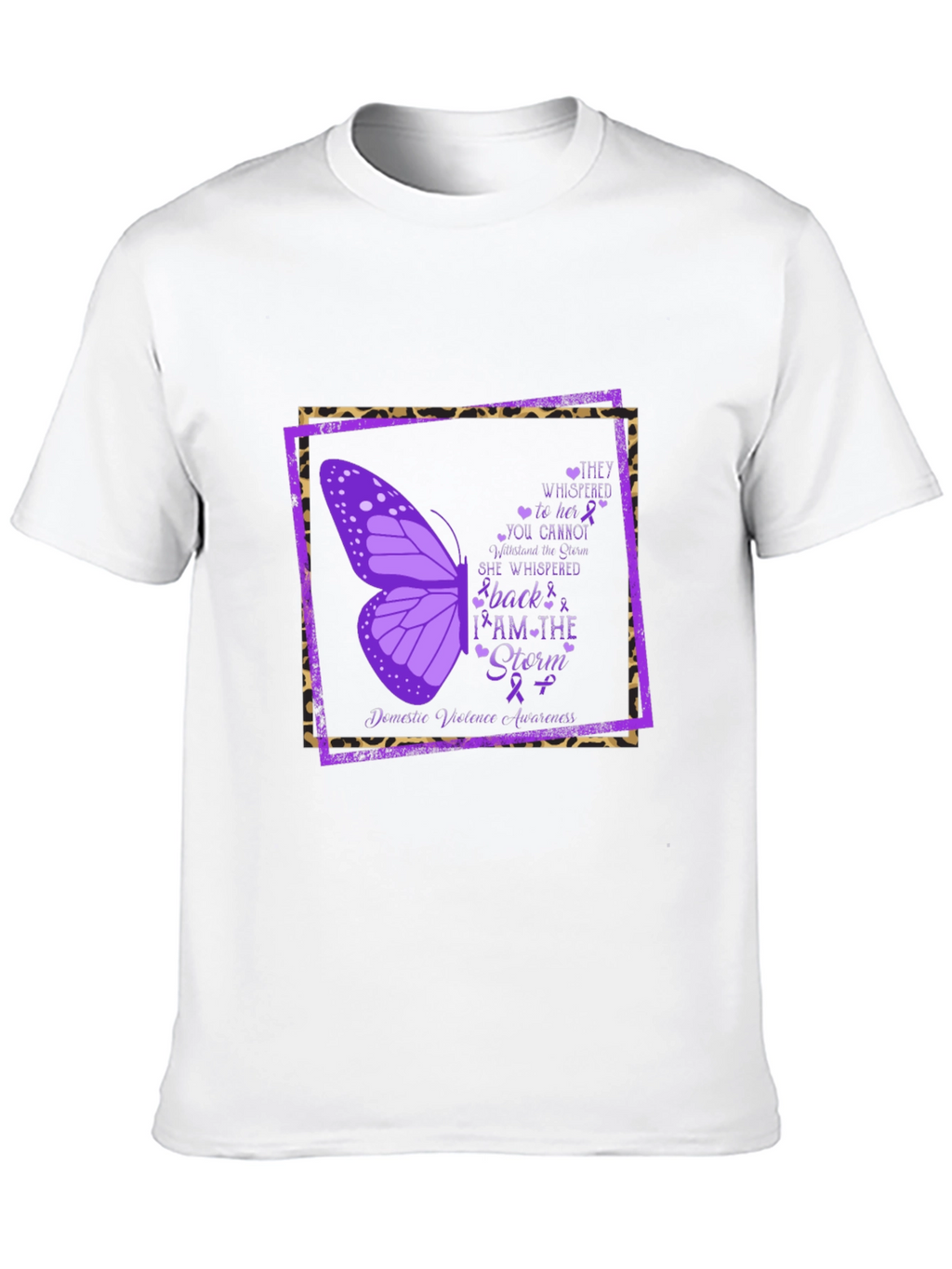 I Am The Storm Domestic Violence Awareness T-Shirt