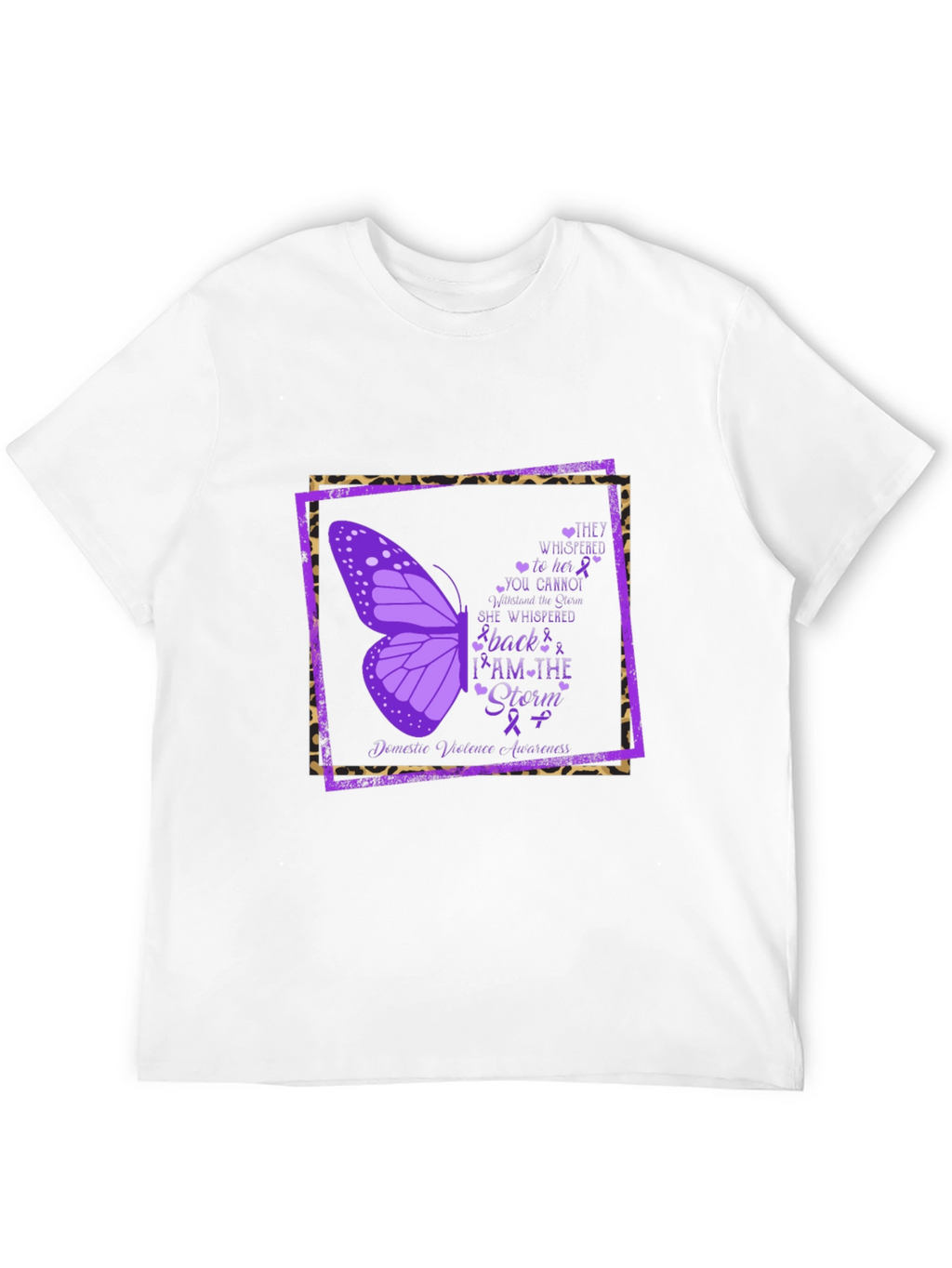 I Am The Storm Domestic Violence Awareness T-Shirt