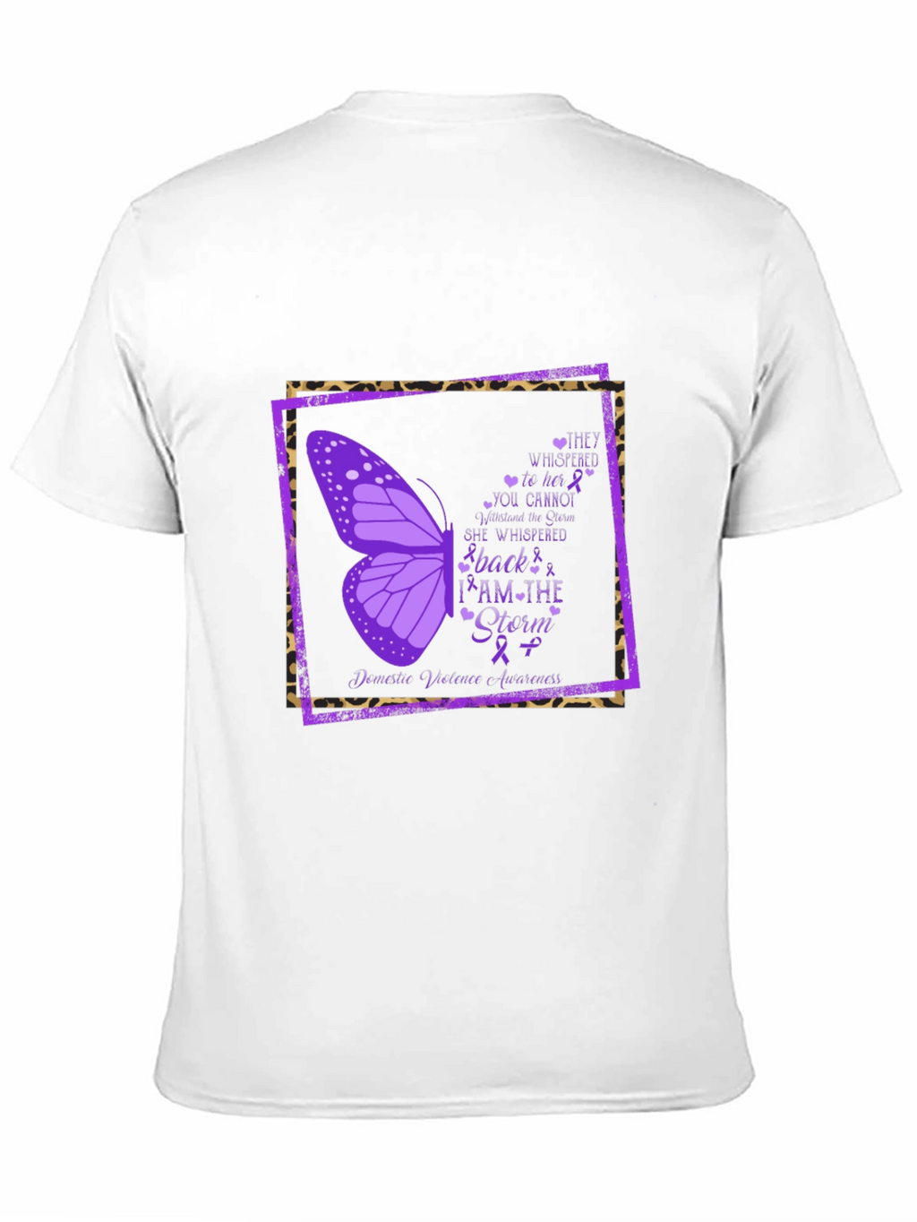 I Am The Storm Domestic Violence Awareness T-Shirt