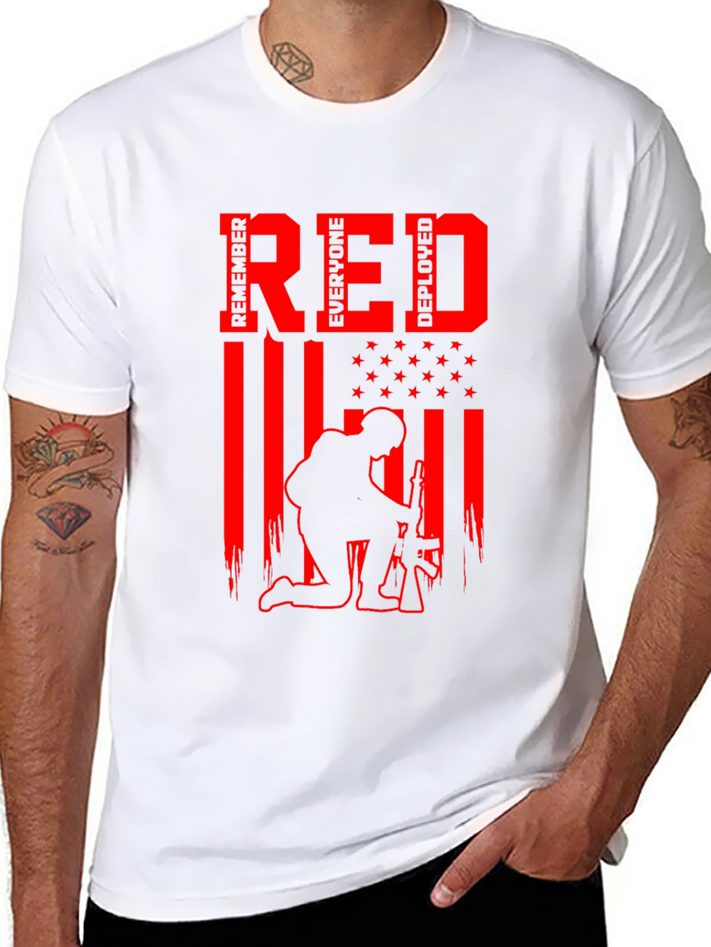 RED Remember Everyone Deployed T-Shirt