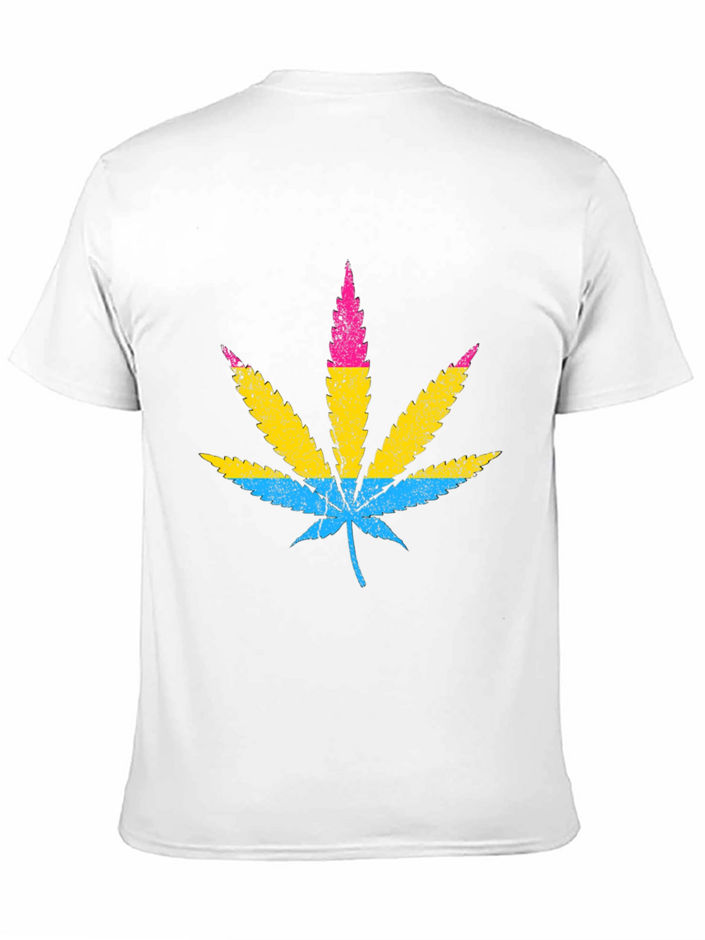 Pansexual Pride Marijuana Leaf T-Shirt