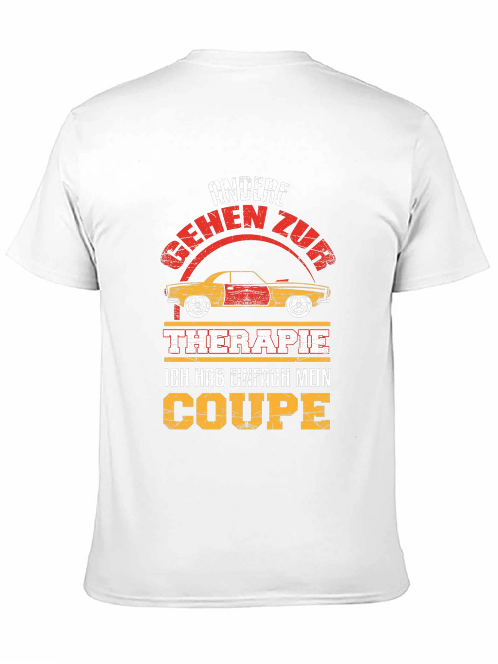 Car Lovers Therapy Coupe T-Shirt