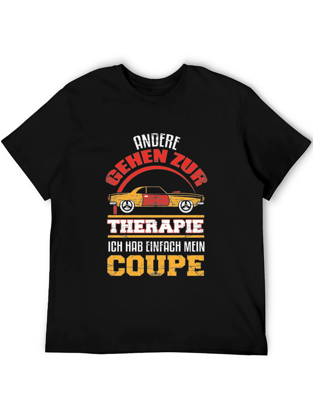Car Lovers Therapy Coupe T-Shirt
