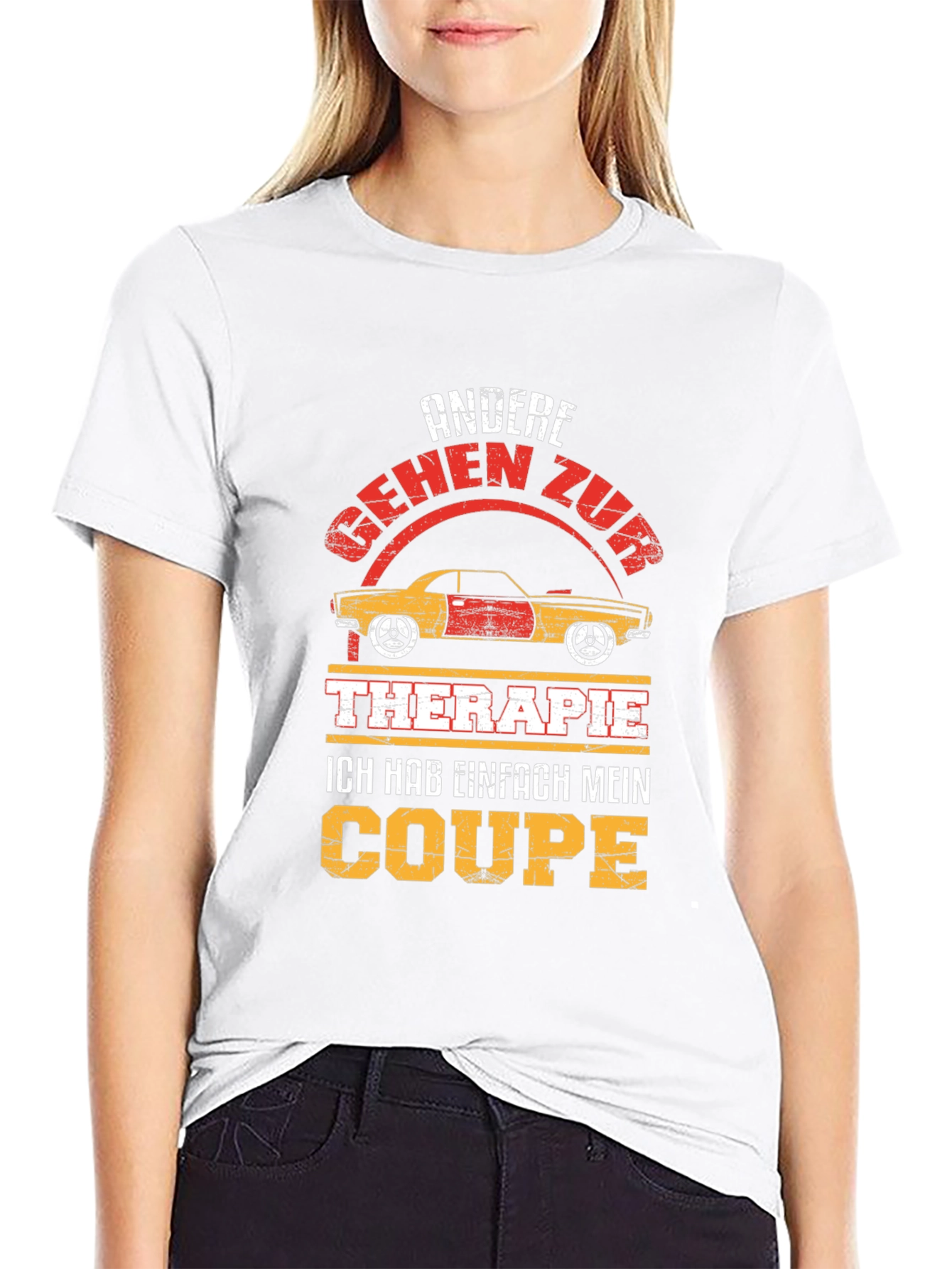 Car Lovers Therapy Coupe T-Shirt