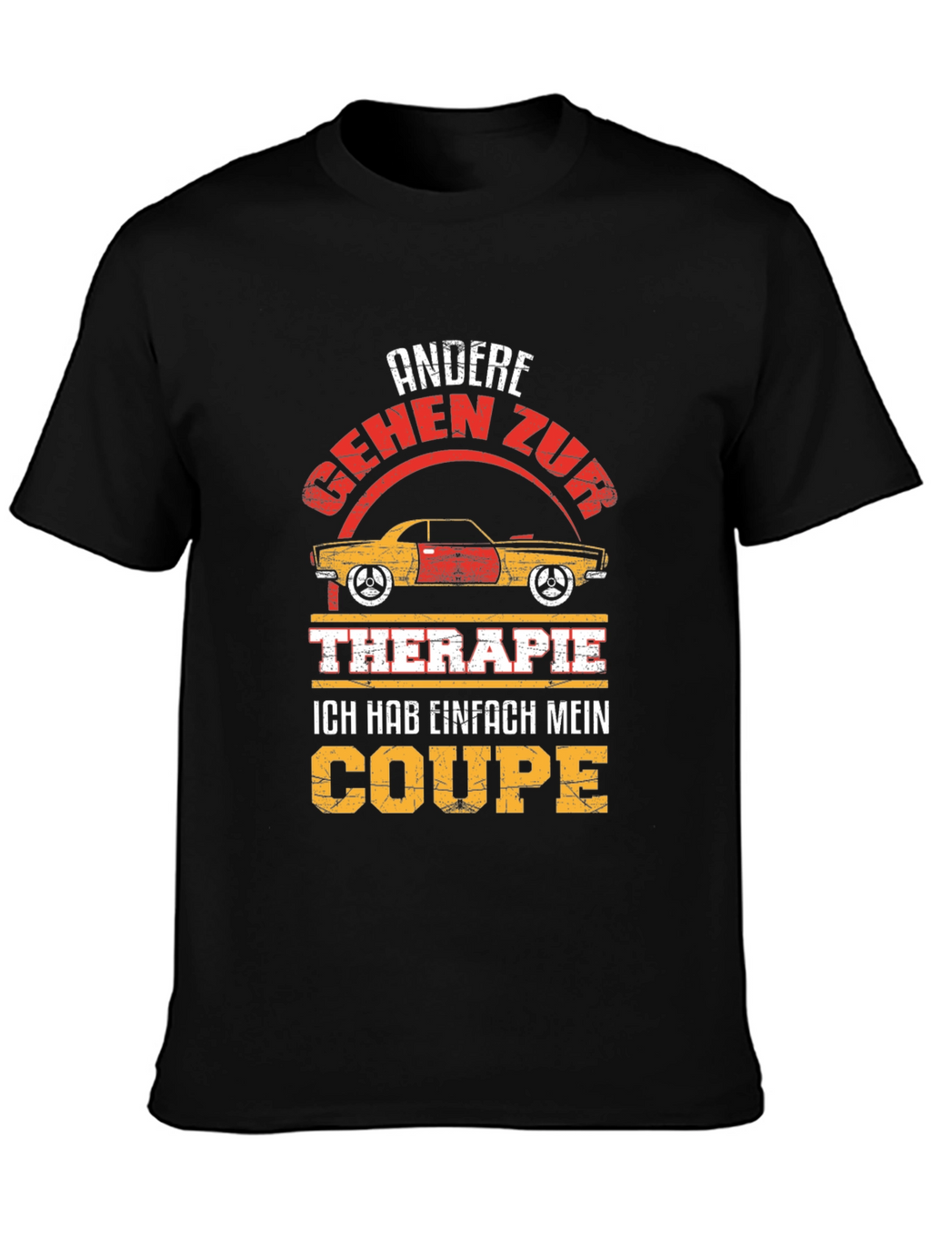 Car Lovers Therapy Coupe T-Shirt