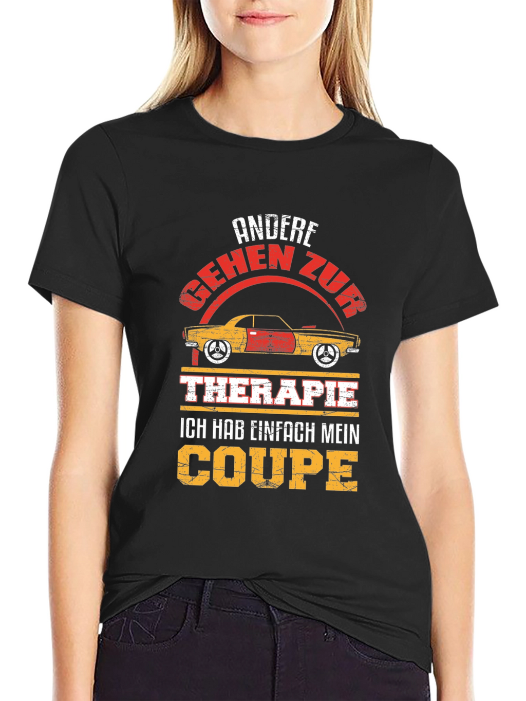 Car Lovers Therapy Coupe T-Shirt