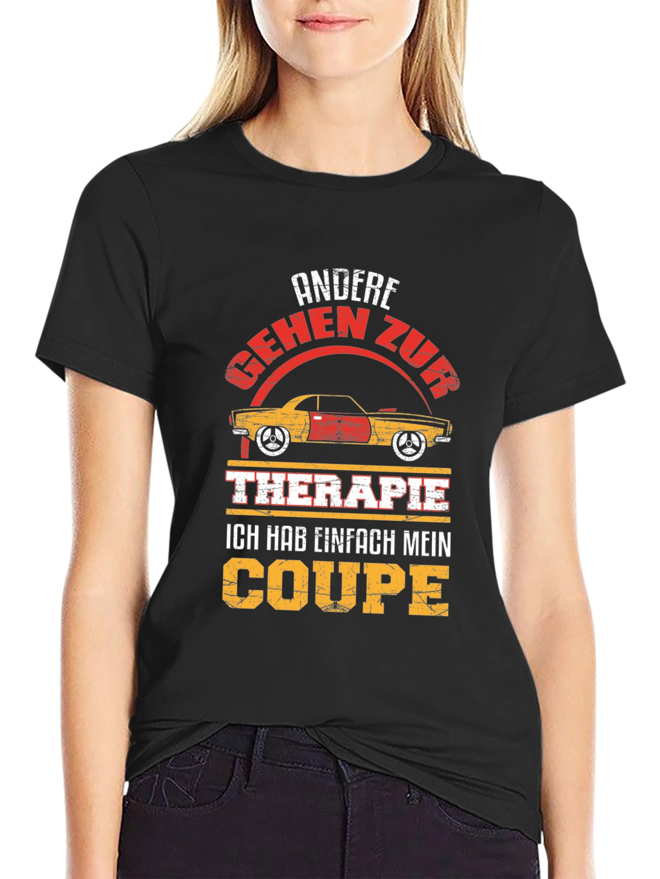 Car Lovers Therapy Coupe T-Shirt