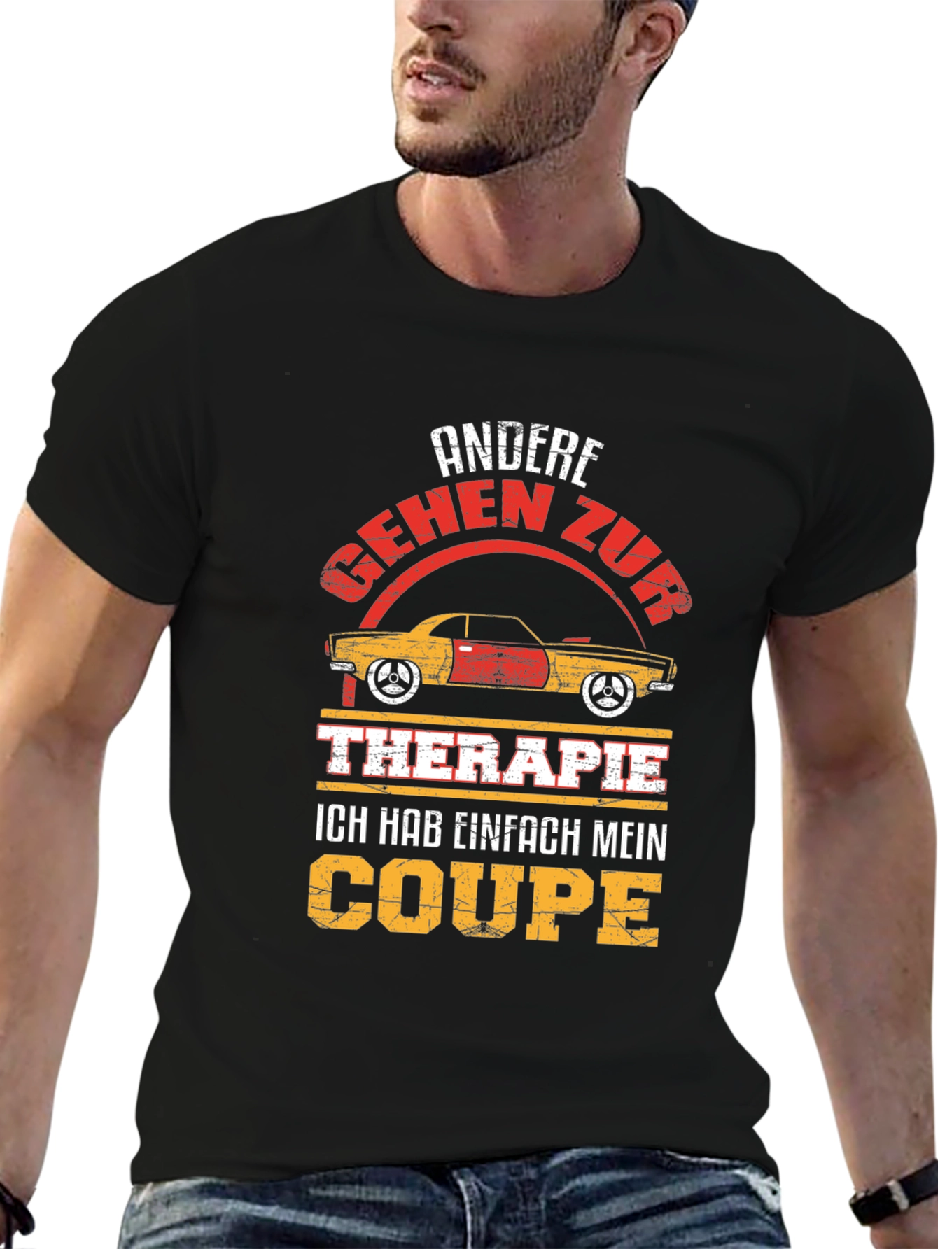 Car Lovers Therapy Coupe T-Shirt