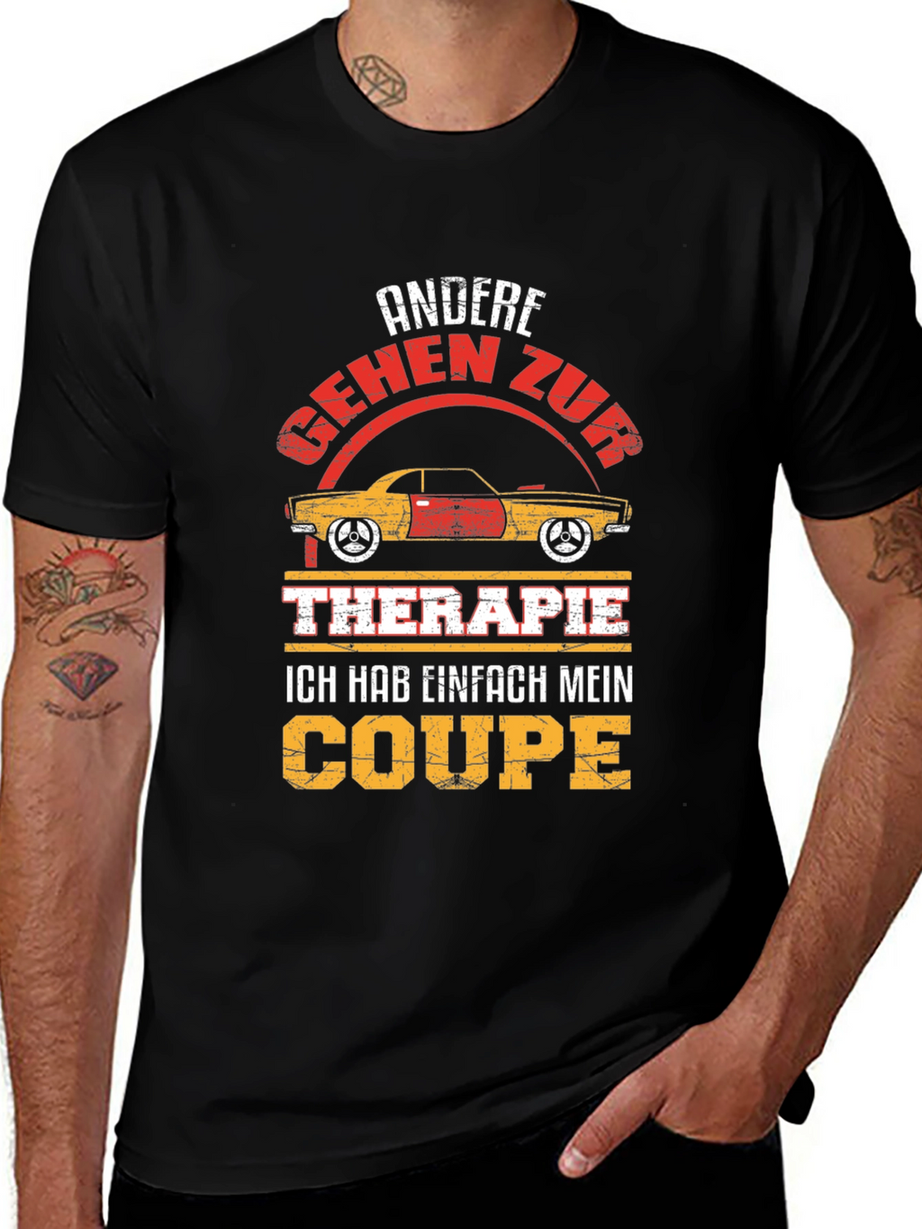 Car Lovers Therapy Coupe T-Shirt