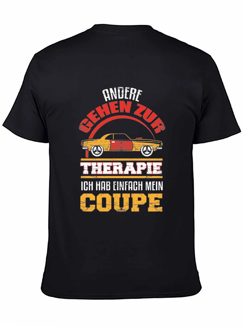 Car Lovers Therapy Coupe T-Shirt
