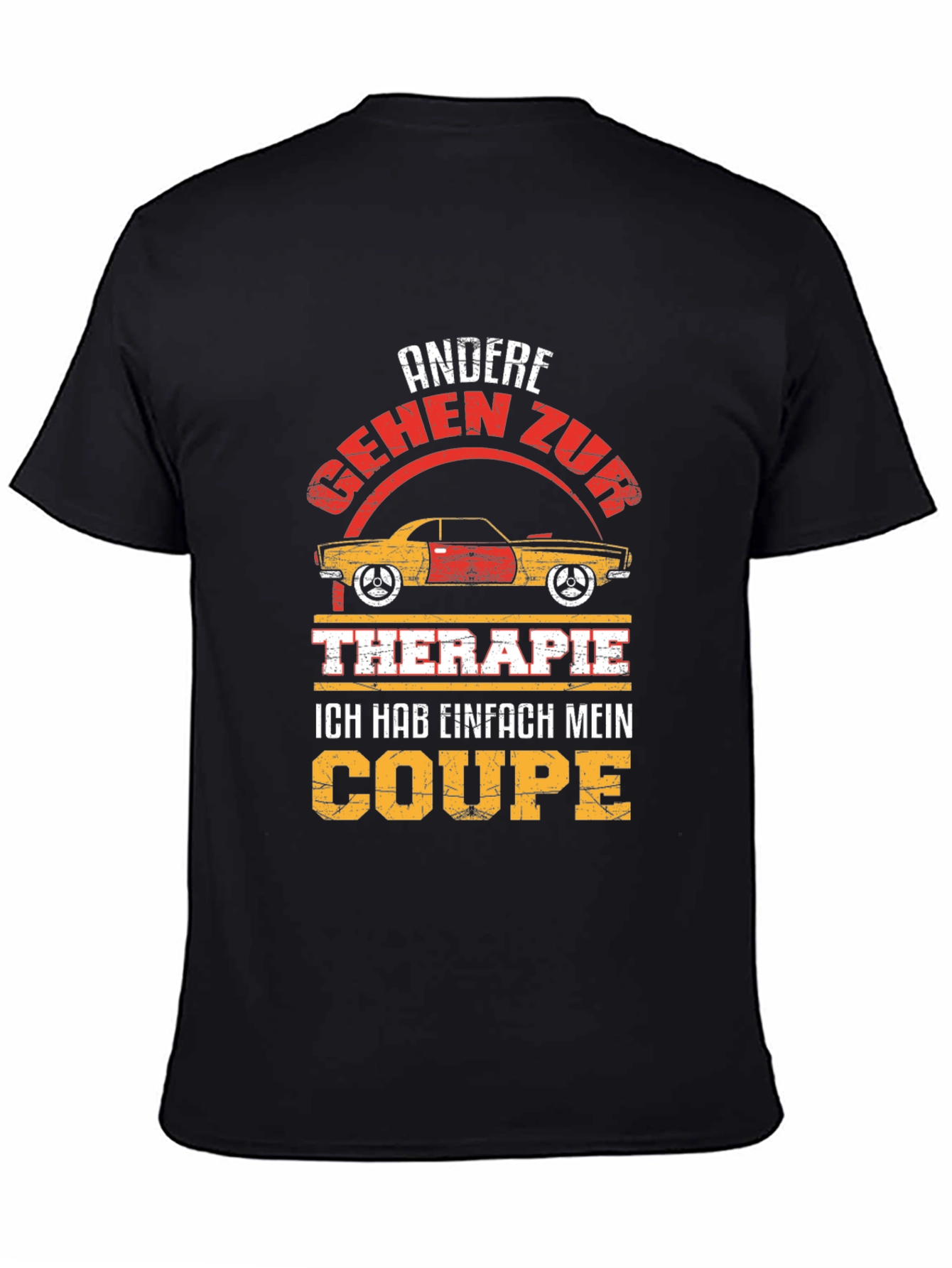 Car Lovers Therapy Coupe T-Shirt