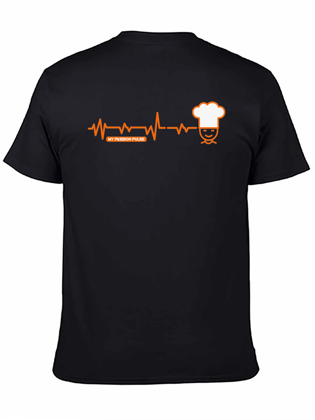 Chefs Passion Pulse T-Shirt - Black Crew Neck
