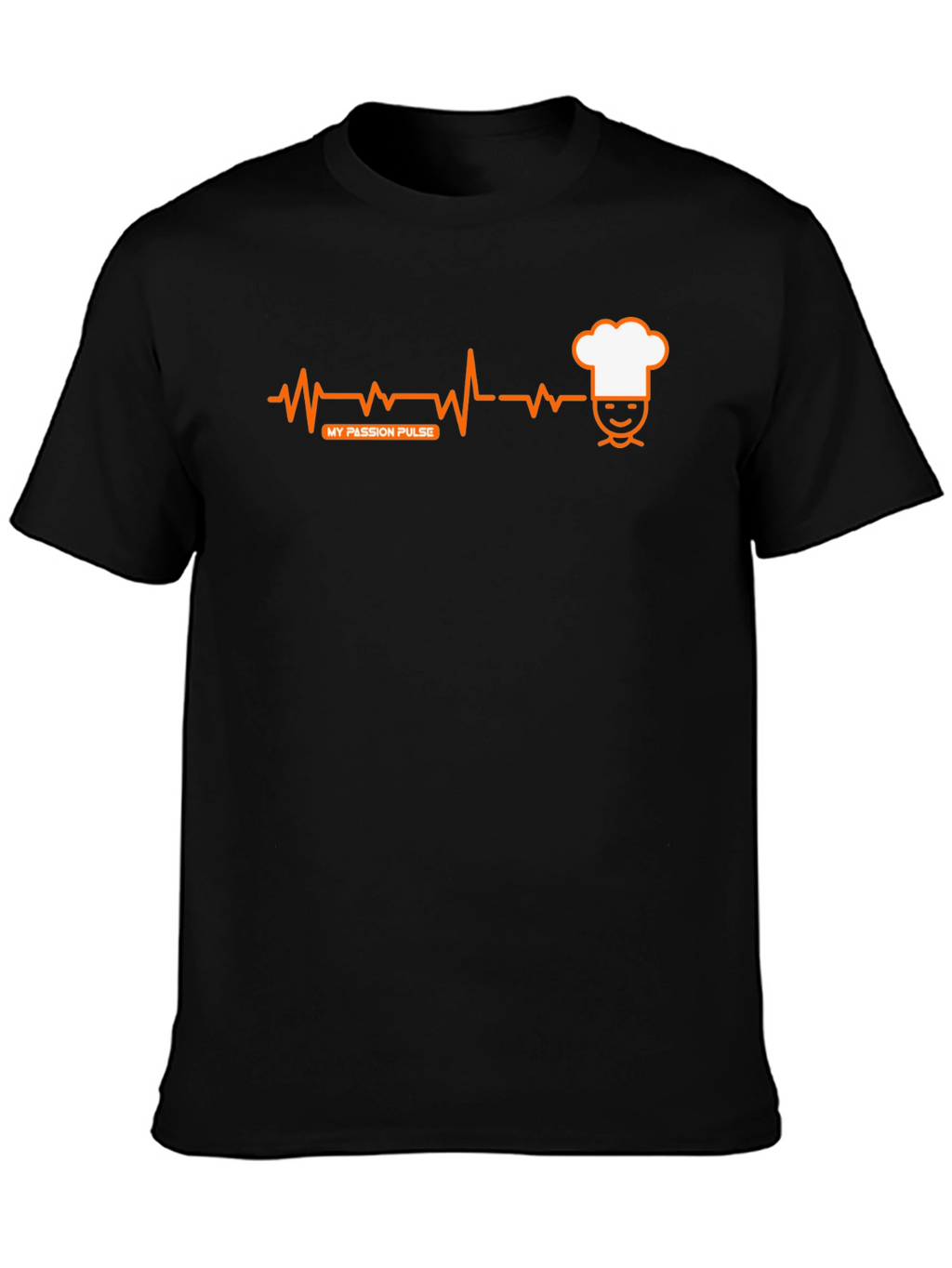 Chefs Passion Pulse T-Shirt - Black Crew Neck