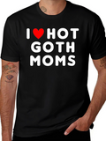 I Heart Hot Goth Moms Graphic Tee