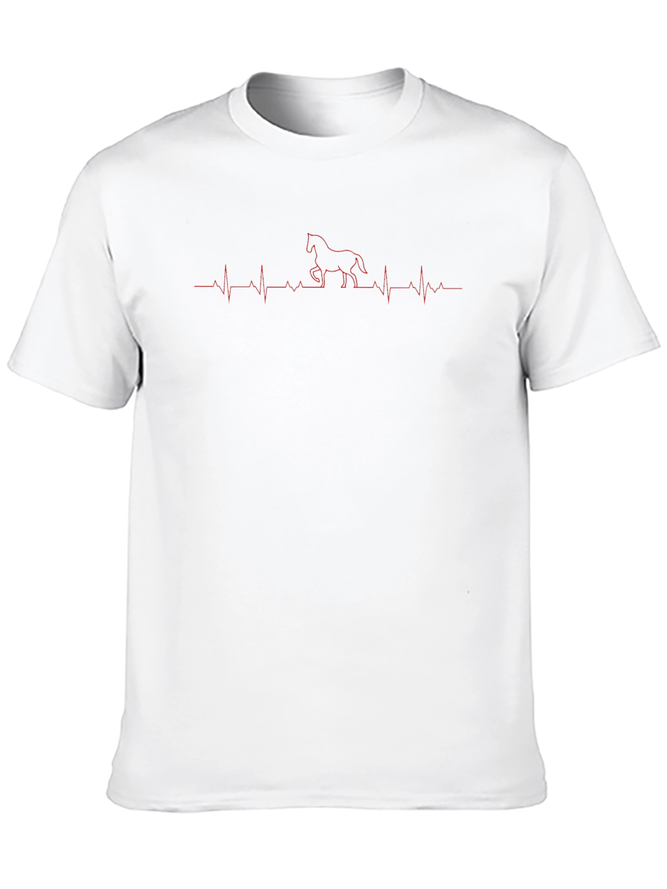 Horse Heartbeat T-Shirt - Equestrian Love
