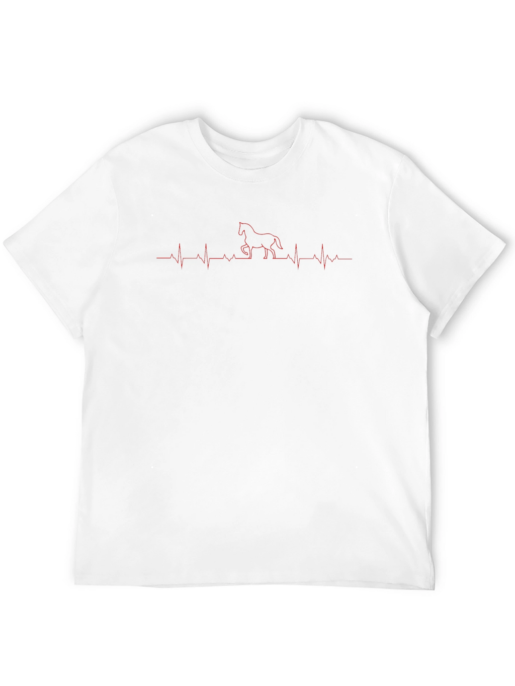 Horse Heartbeat T-Shirt - Equestrian Love