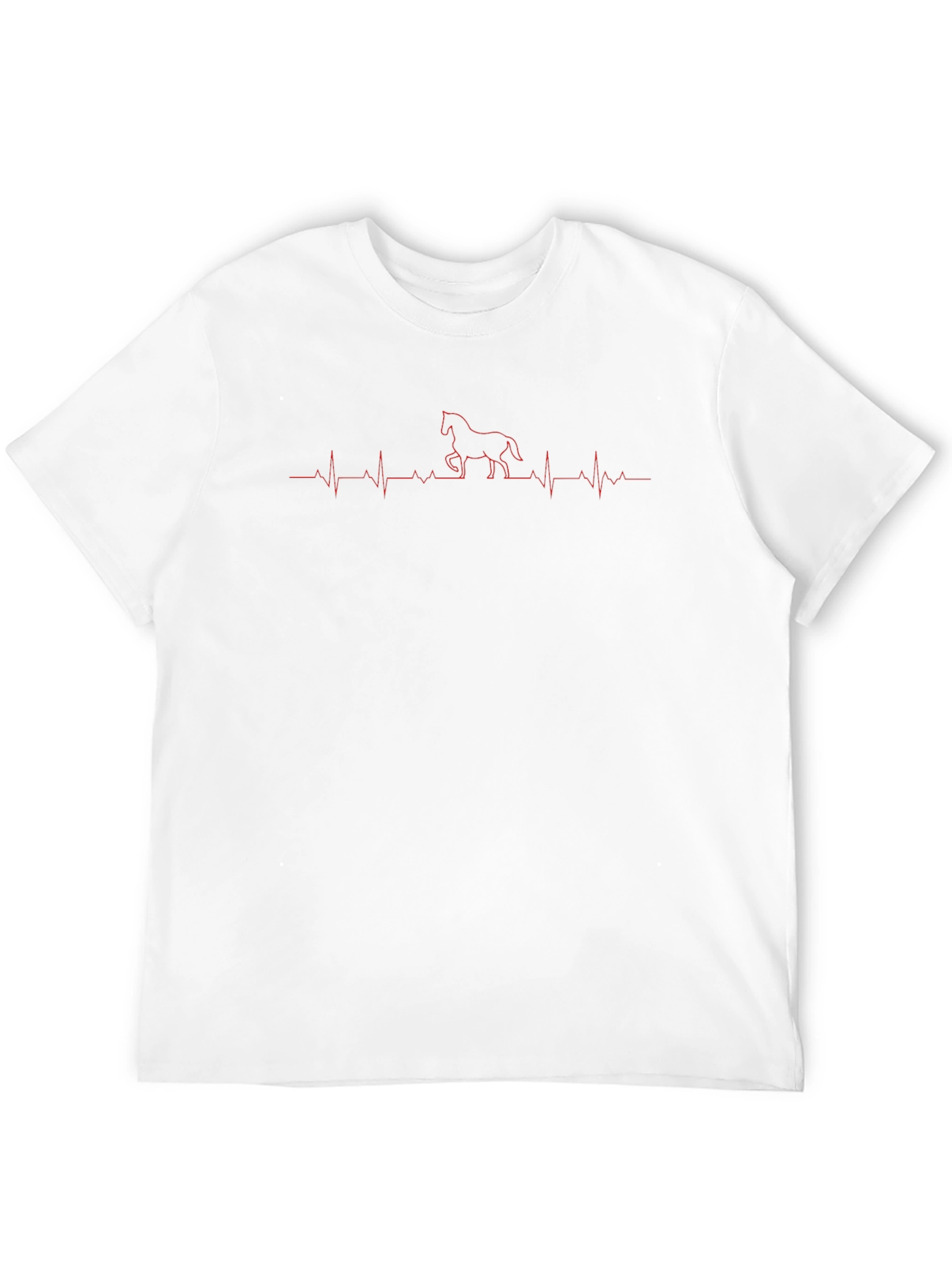 Horse Heartbeat T-Shirt - Equestrian Love