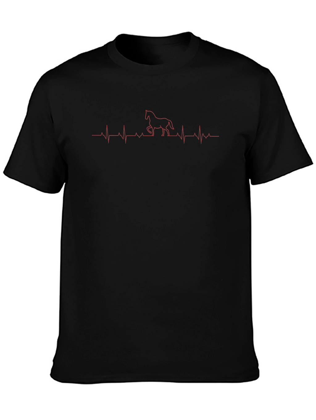 Horse Heartbeat T-Shirt - Equestrian Love