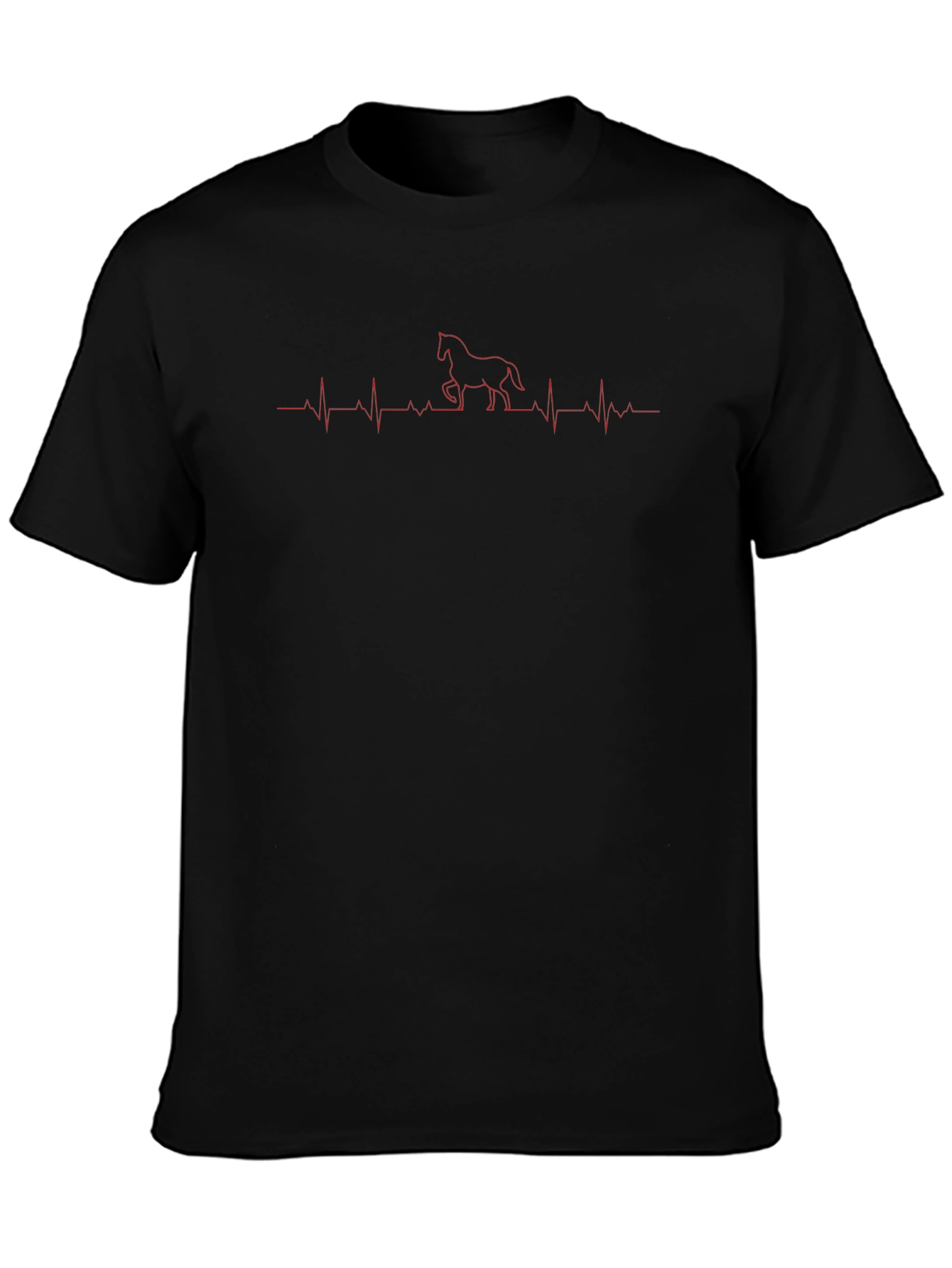 Horse Heartbeat T-Shirt - Equestrian Love