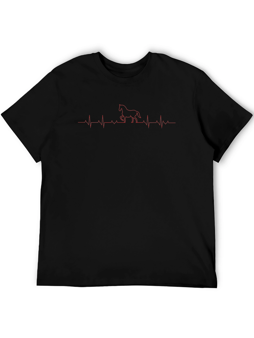 Horse Heartbeat T-Shirt - Equestrian Love