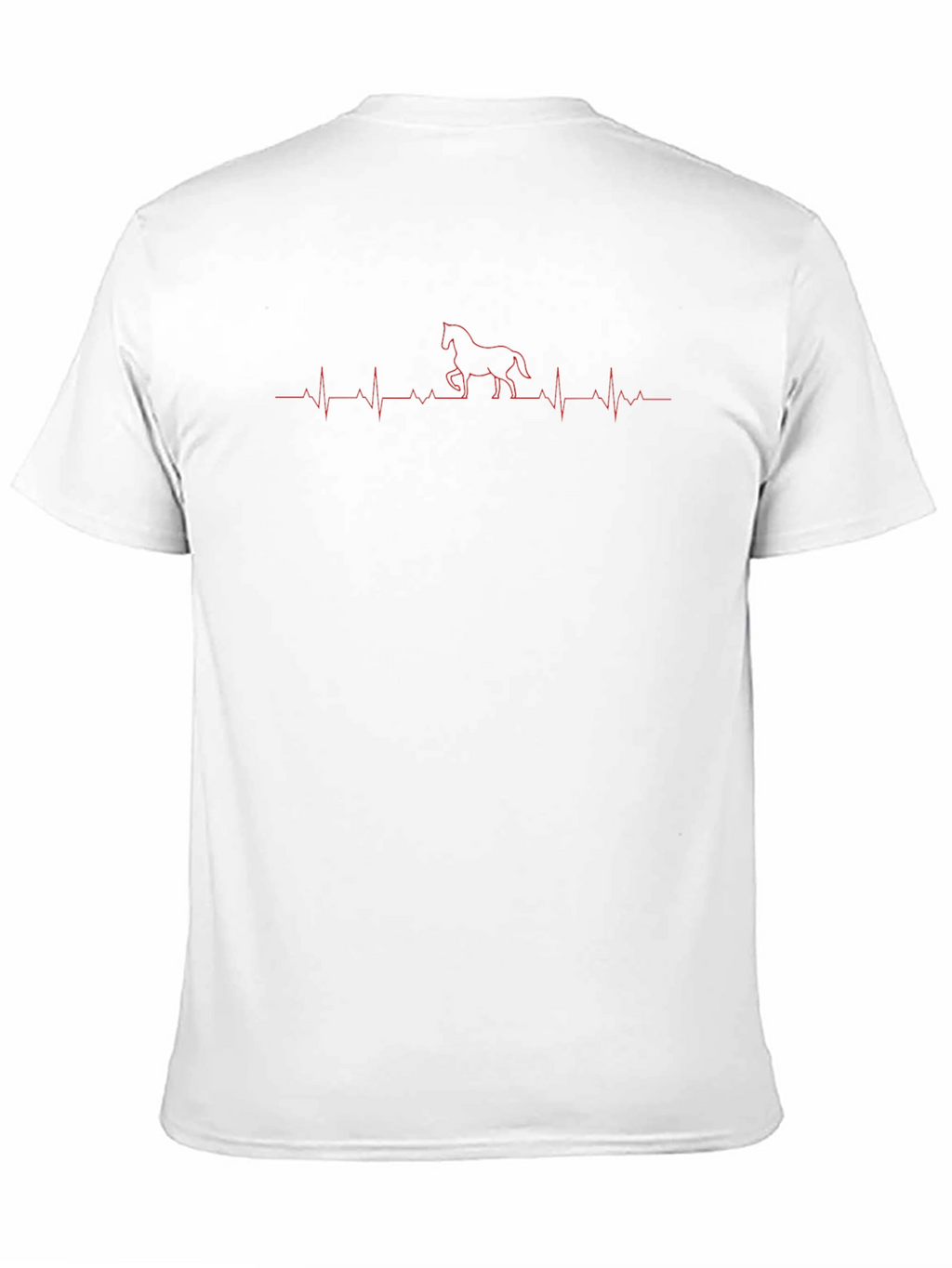 Horse Heartbeat T-Shirt - Equestrian Love