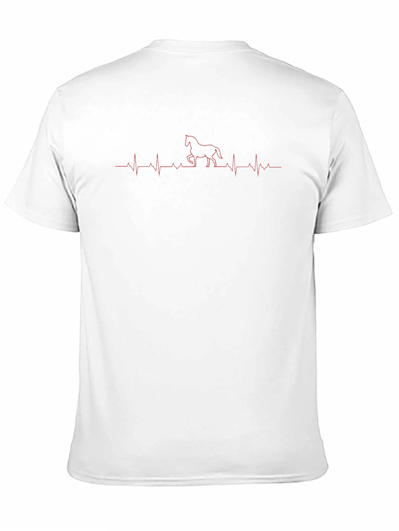 Horse Heartbeat T-Shirt - Equestrian Love