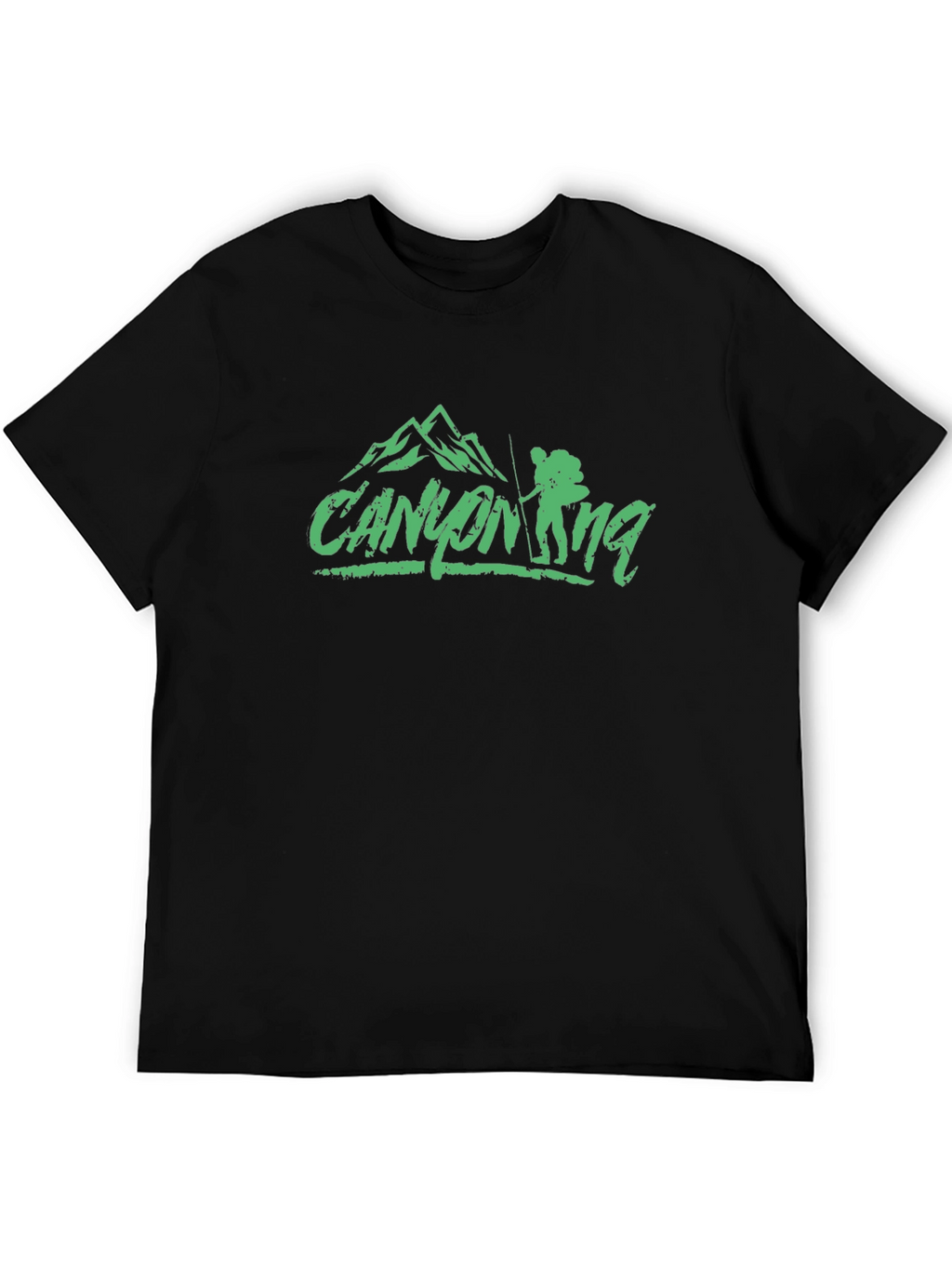 Canyoneering Black Graphic T-Shirt