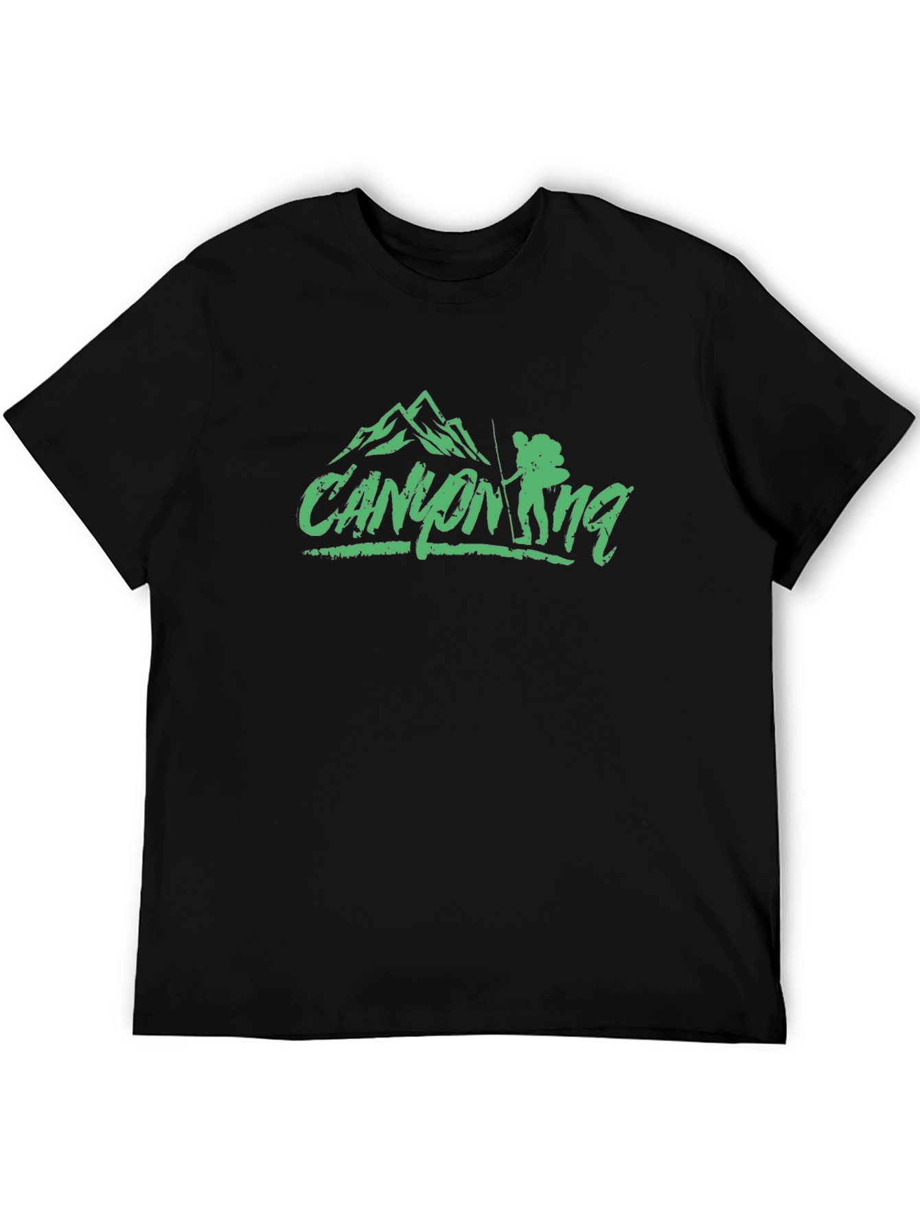 Canyoneering Black Graphic T-Shirt