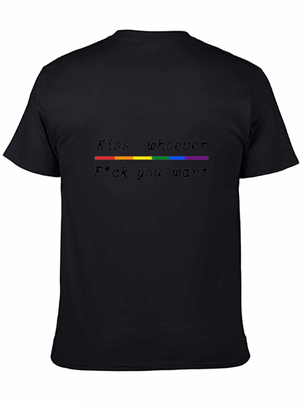 LGBTQ+ Pride T-Shirt - Kiss Whoever You Want