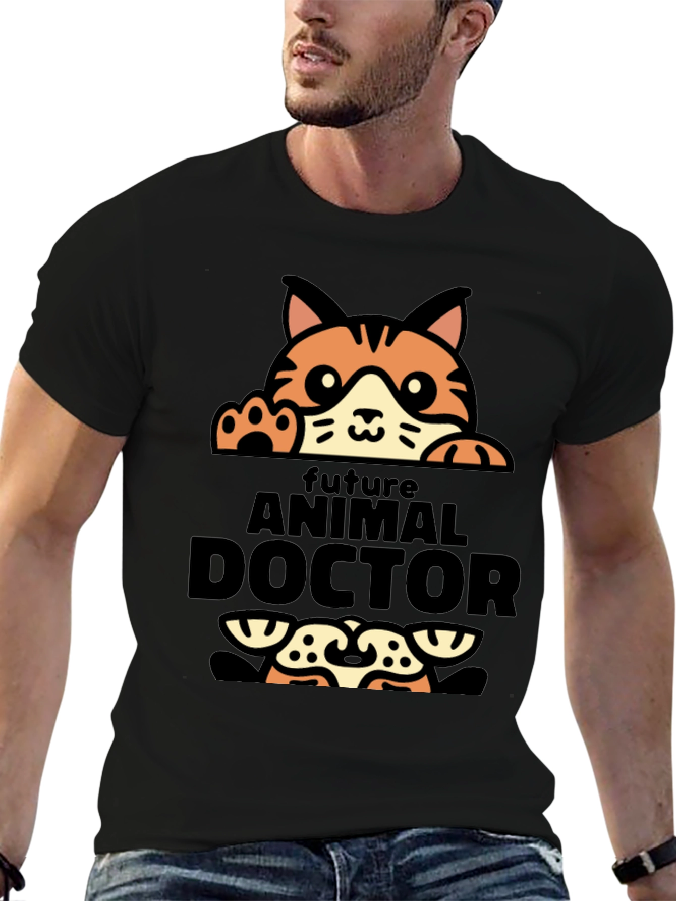 Future Animal Doctor Cat T-Shirt