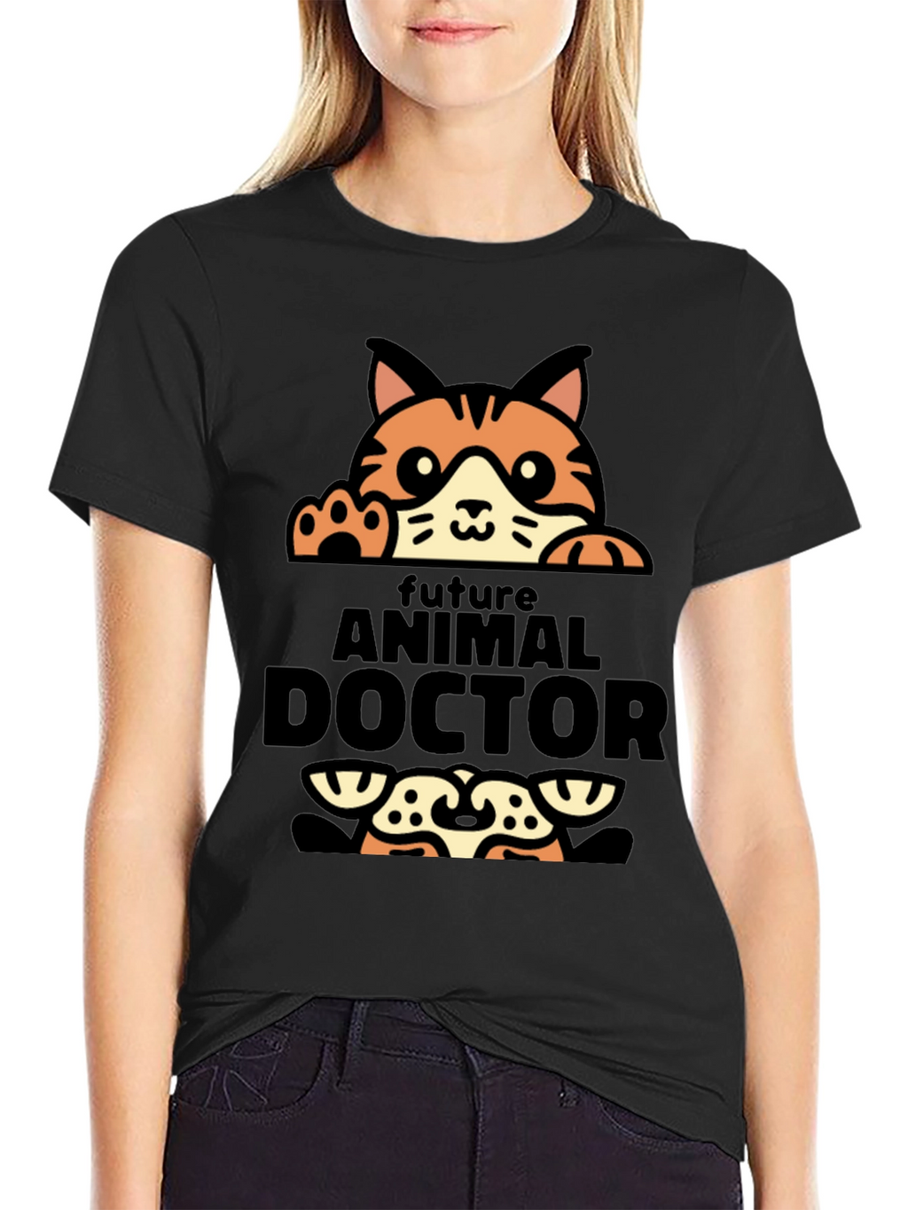 Future Animal Doctor Cat T-Shirt