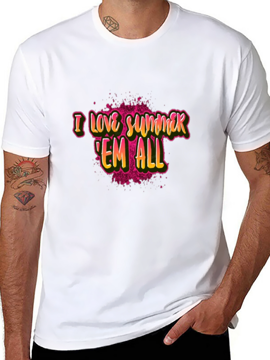 I Love Summer Graphic Tee