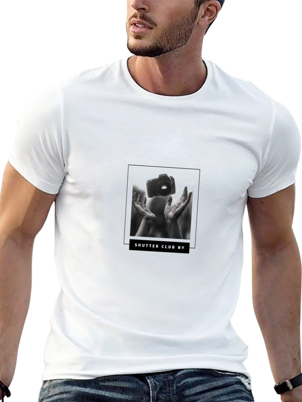 Shutter Club NY Graphic T-Shirt - Black