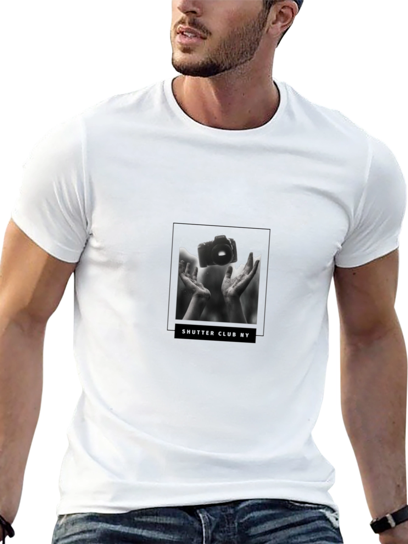 Shutter Club NY Graphic T-Shirt - Black