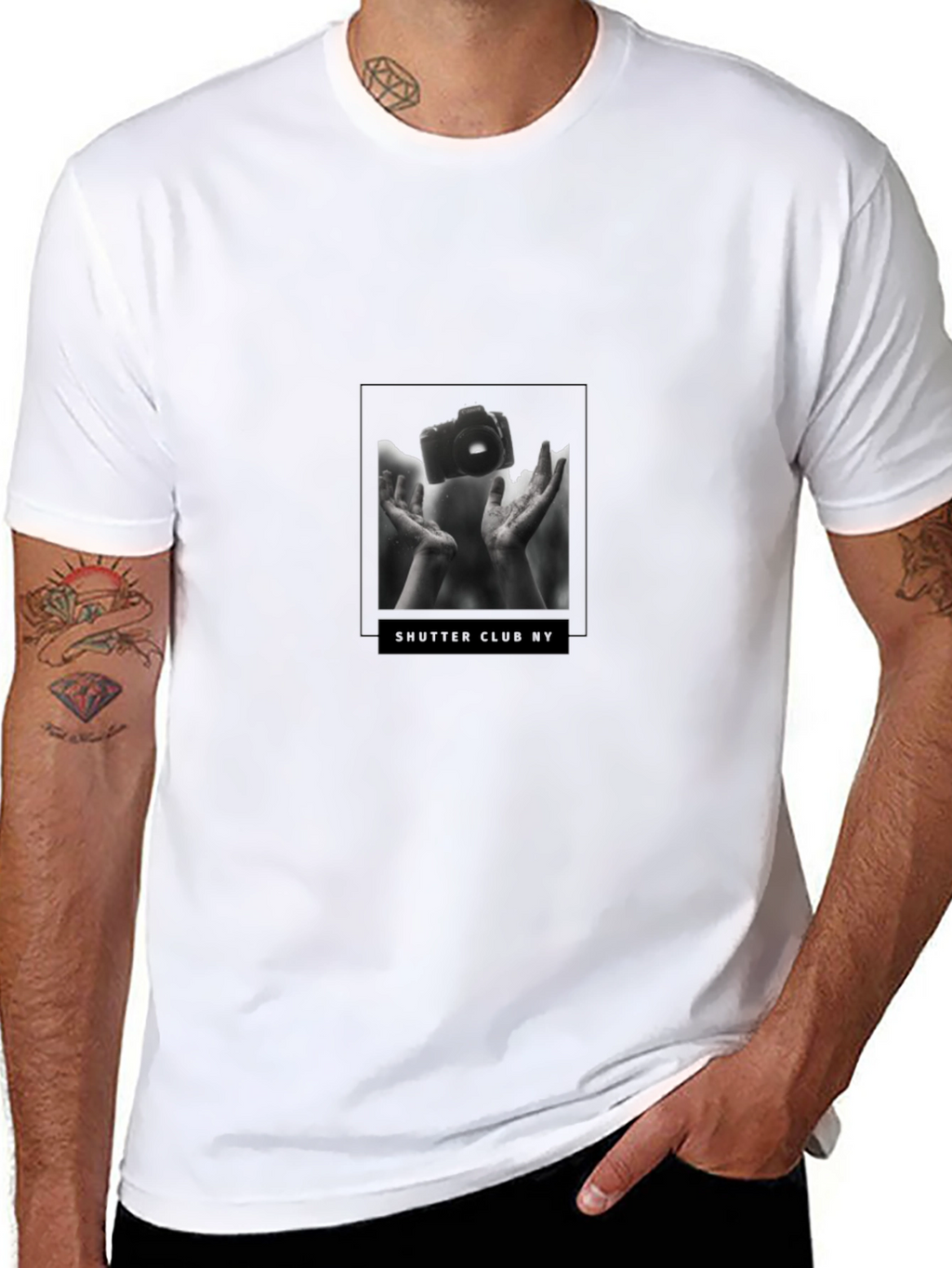 Shutter Club NY Graphic T-Shirt - Black