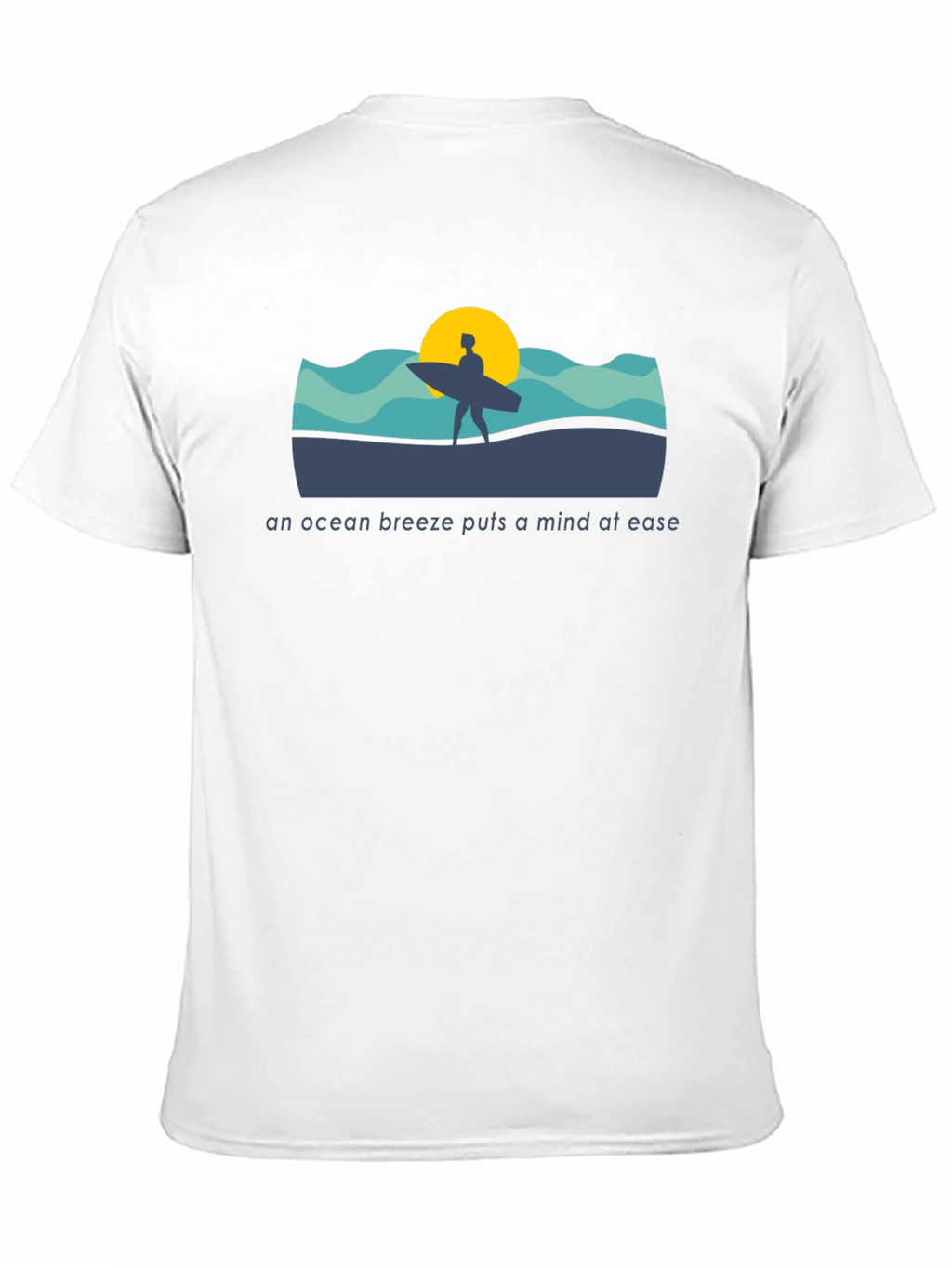 Ocean Breeze T-Shirt - Surfer Design