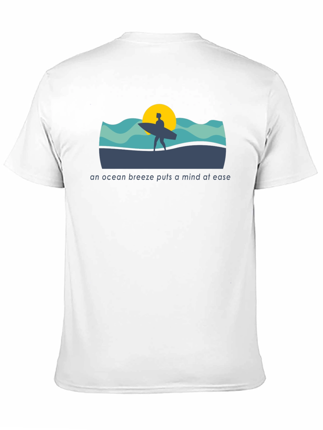 Ocean Breeze T-Shirt - Surfer Design