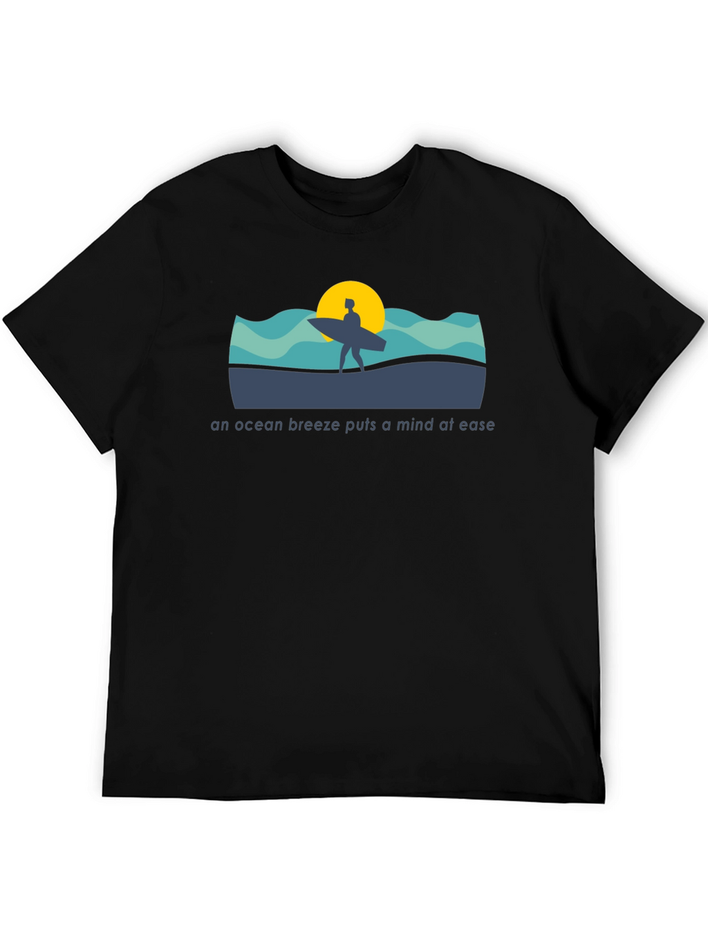 Ocean Breeze T-Shirt - Surfer Design