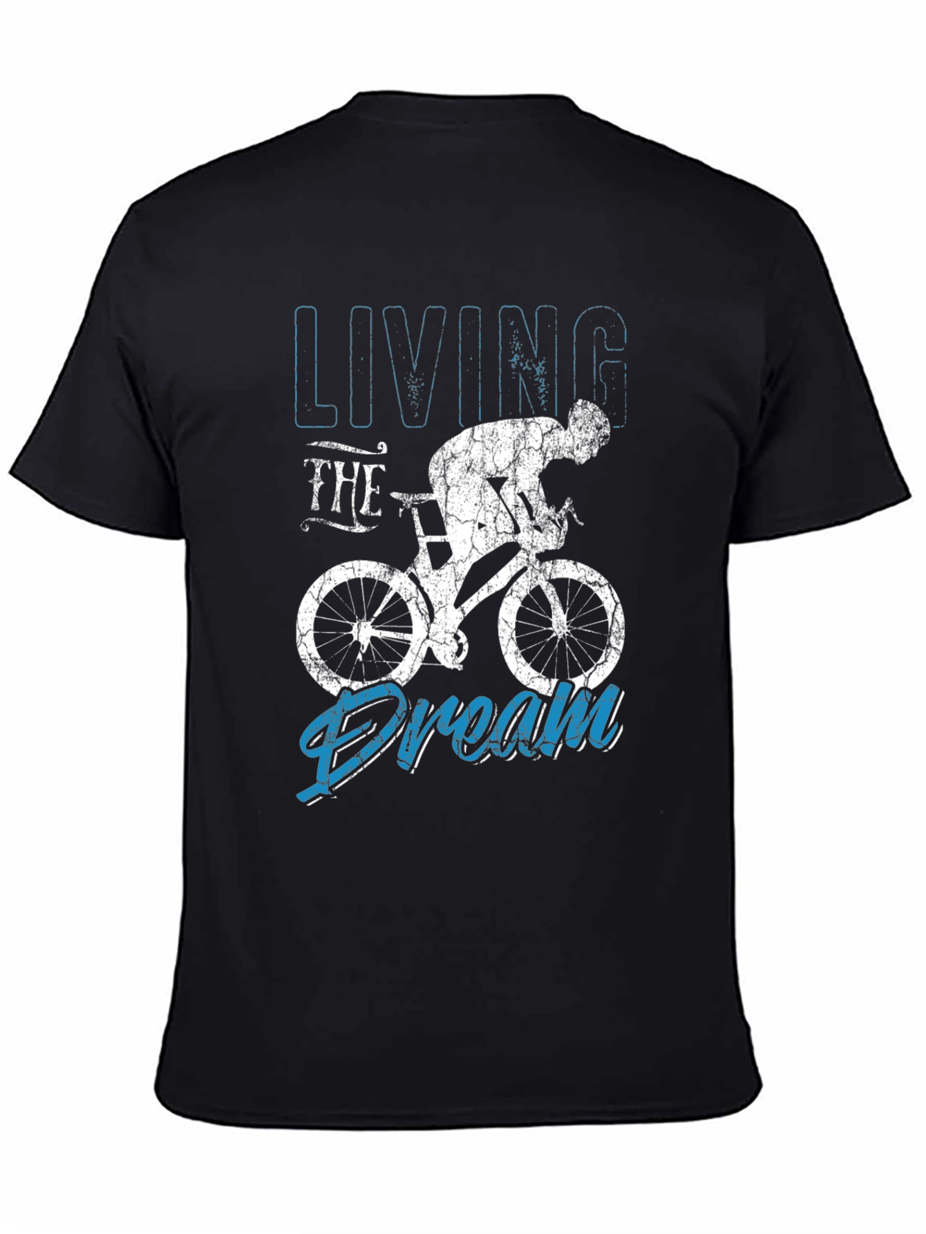 Living the Dream Cycling Black T-Shirt