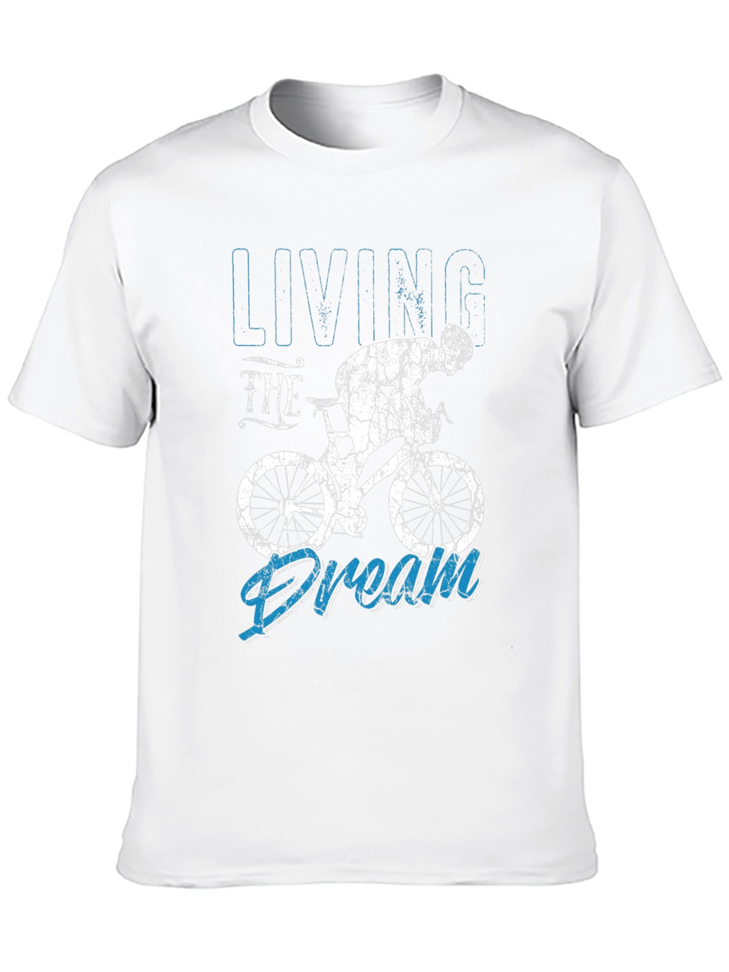 Living the Dream Cycling Black T-Shirt