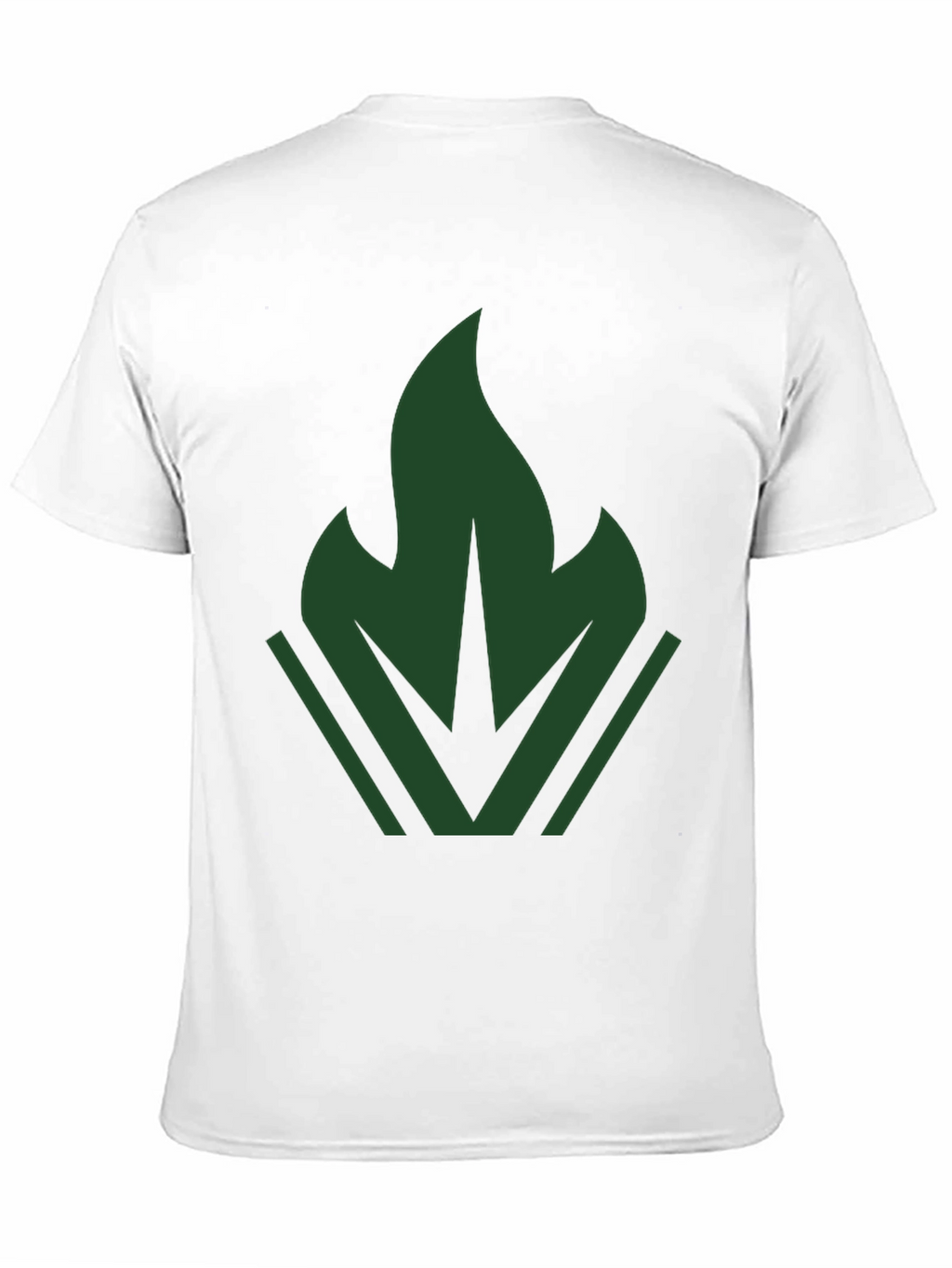 Dark Green Emblem Tee - Modern Casual Style