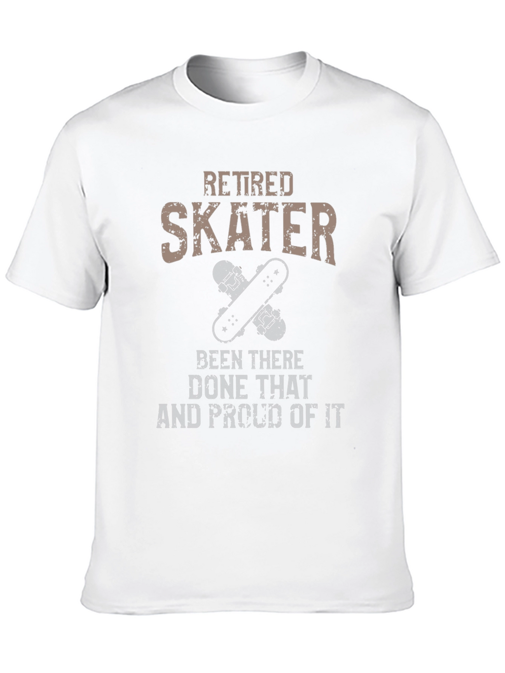 Retired Skater Graphic Tee - Skateboarding T-Shirt